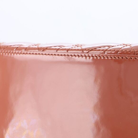 Christian Dior Lady Dior Bag Cannage Quilt Patent Medium Orange - Picture 7 of 9